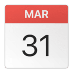 Apple Calendar App Icon